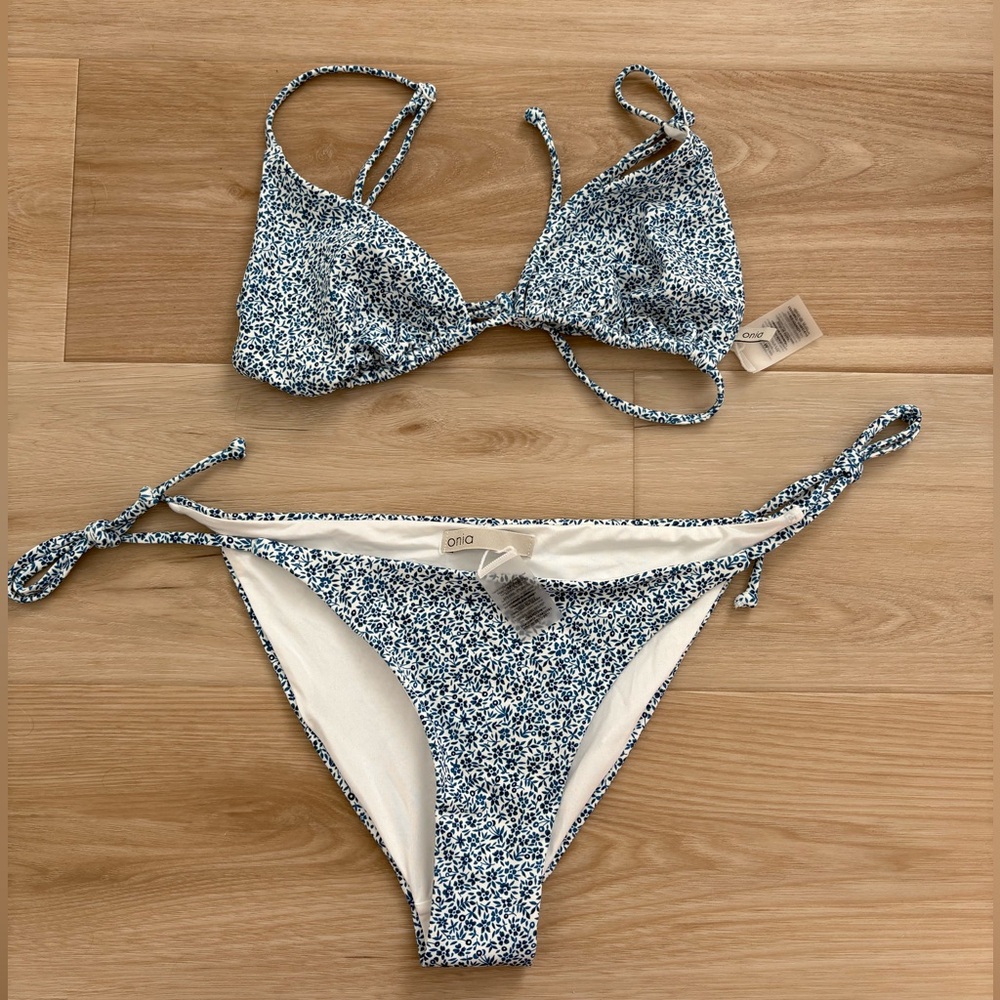 Onia Deep Ultramarine Bikini Set NWOT